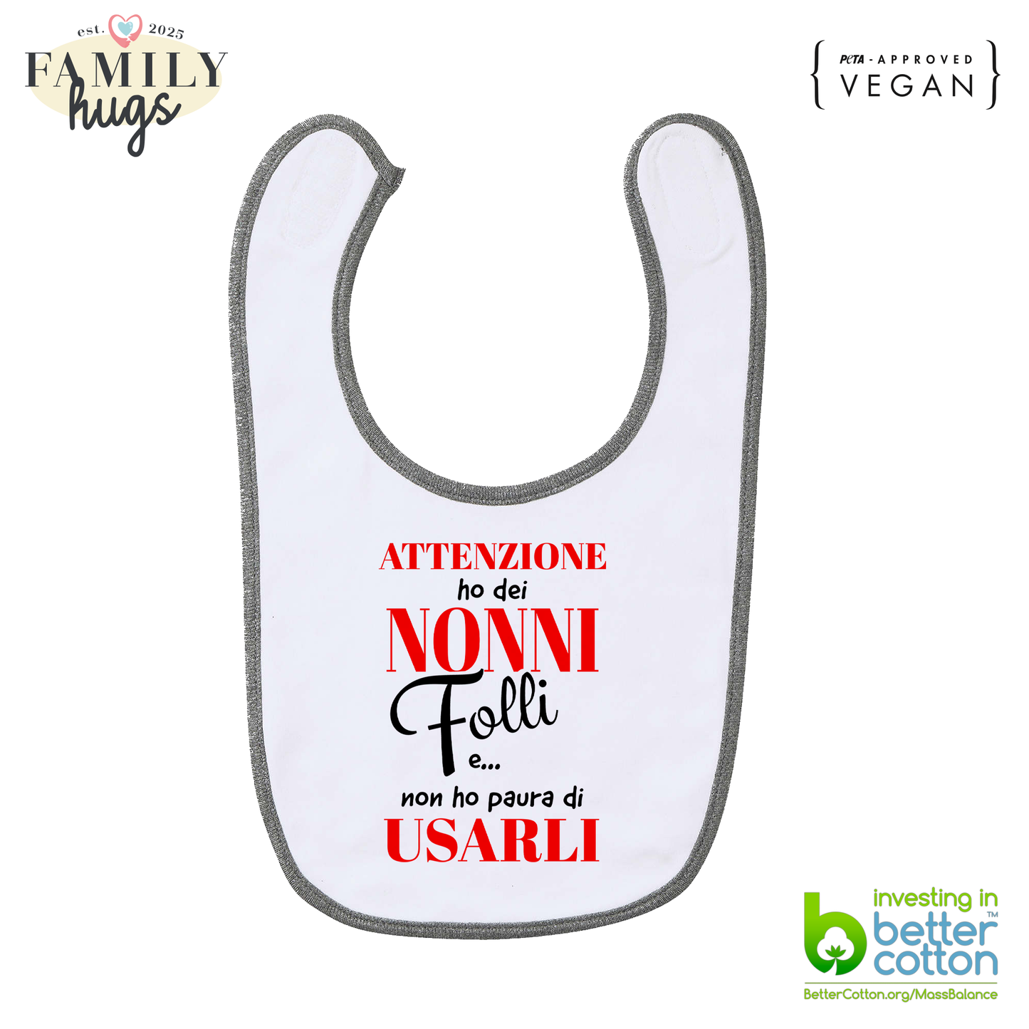 bavaglino - attenzione ho dei nonni folli e non ho paura di usarli
