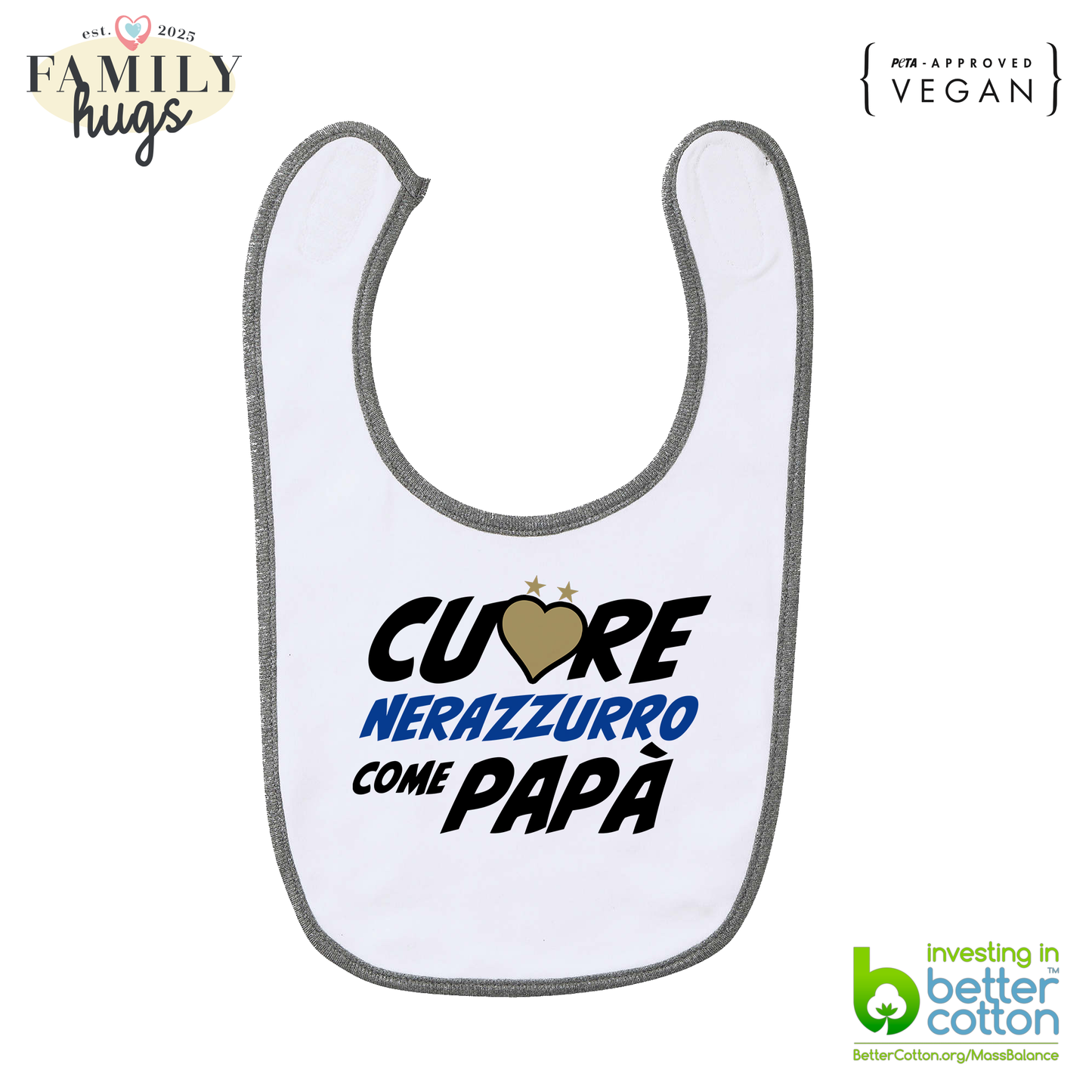 bavaglino -cuore nerazzurro come papa
