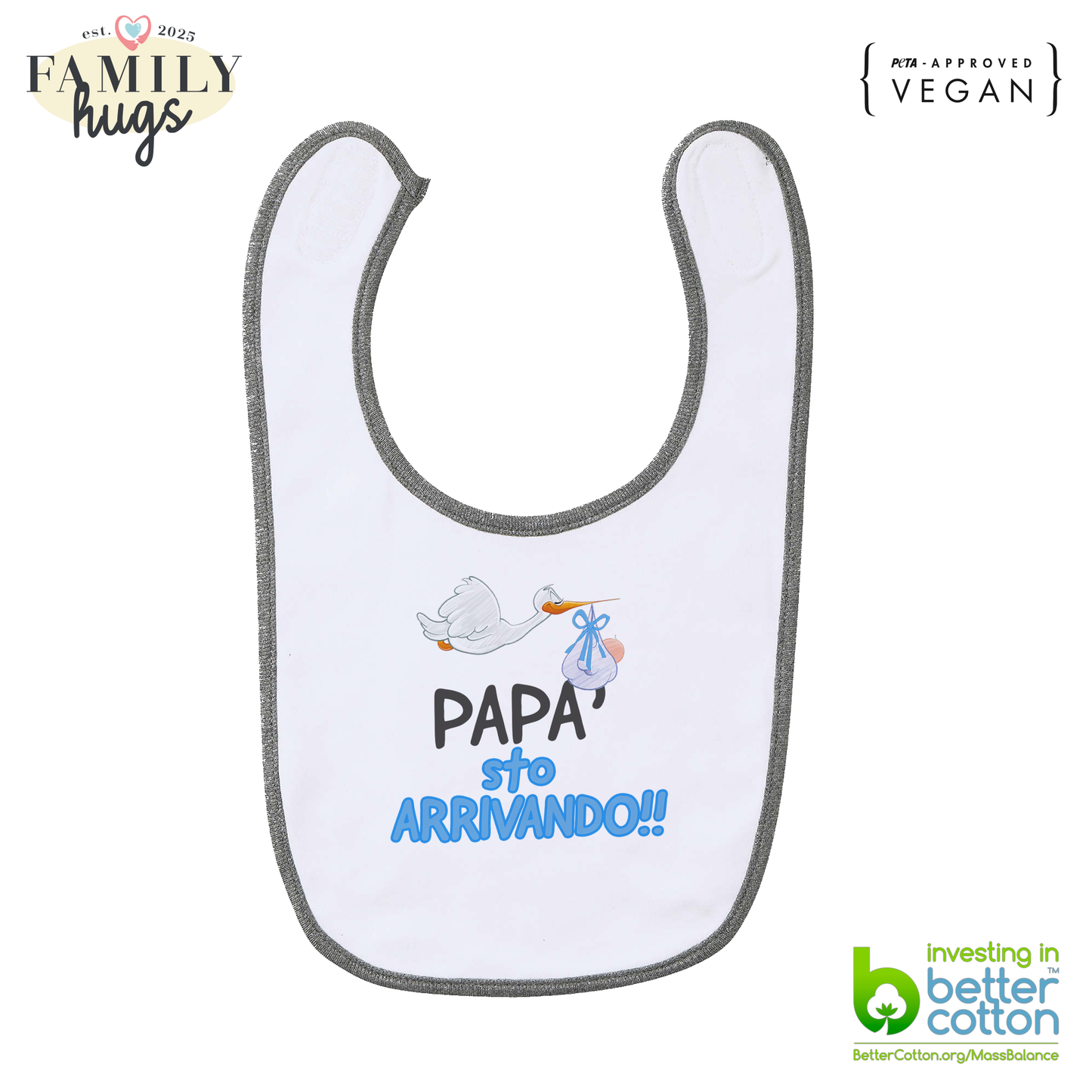 bavaglino - papa sto arrivando bambino
