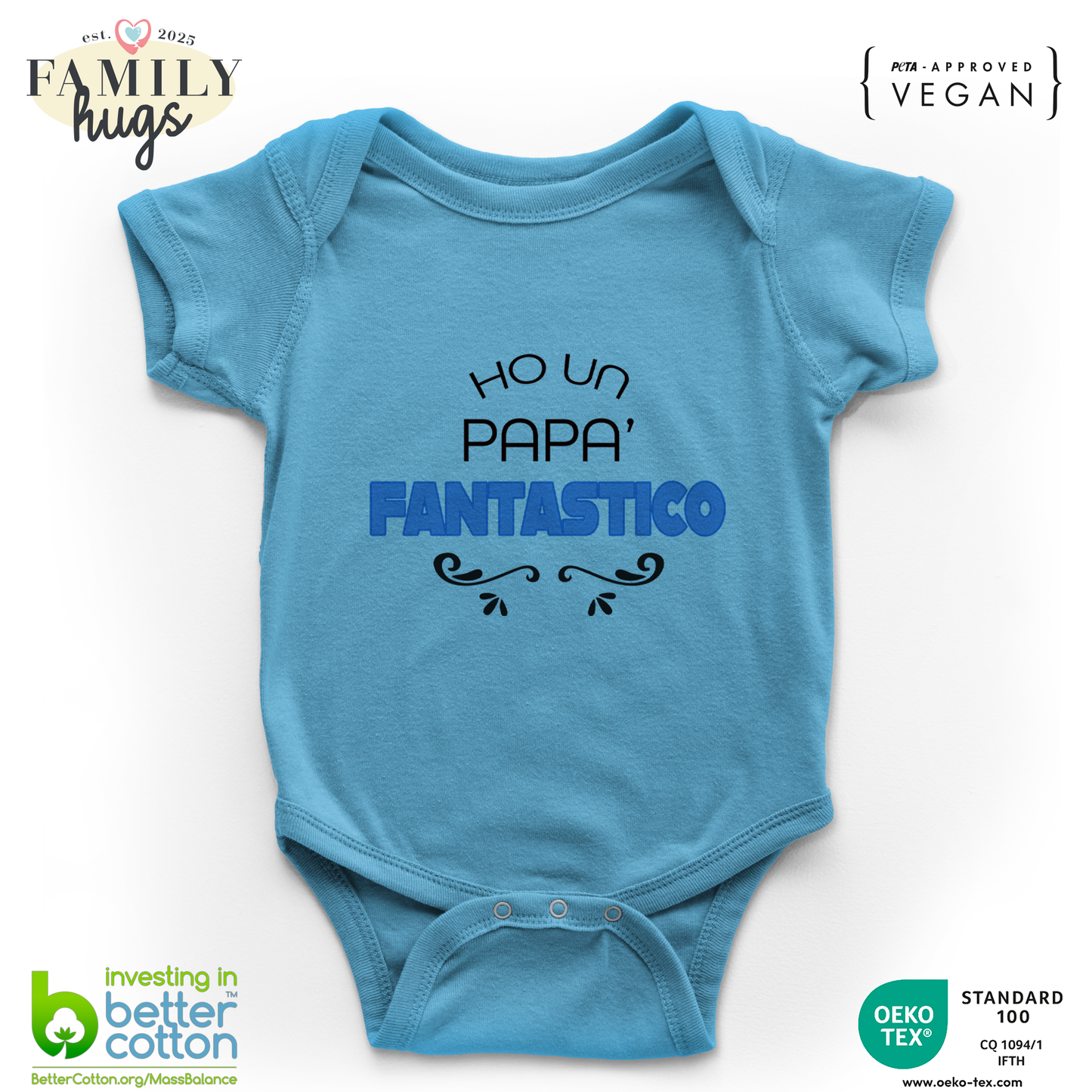 body neonato - ho un papa fantastico