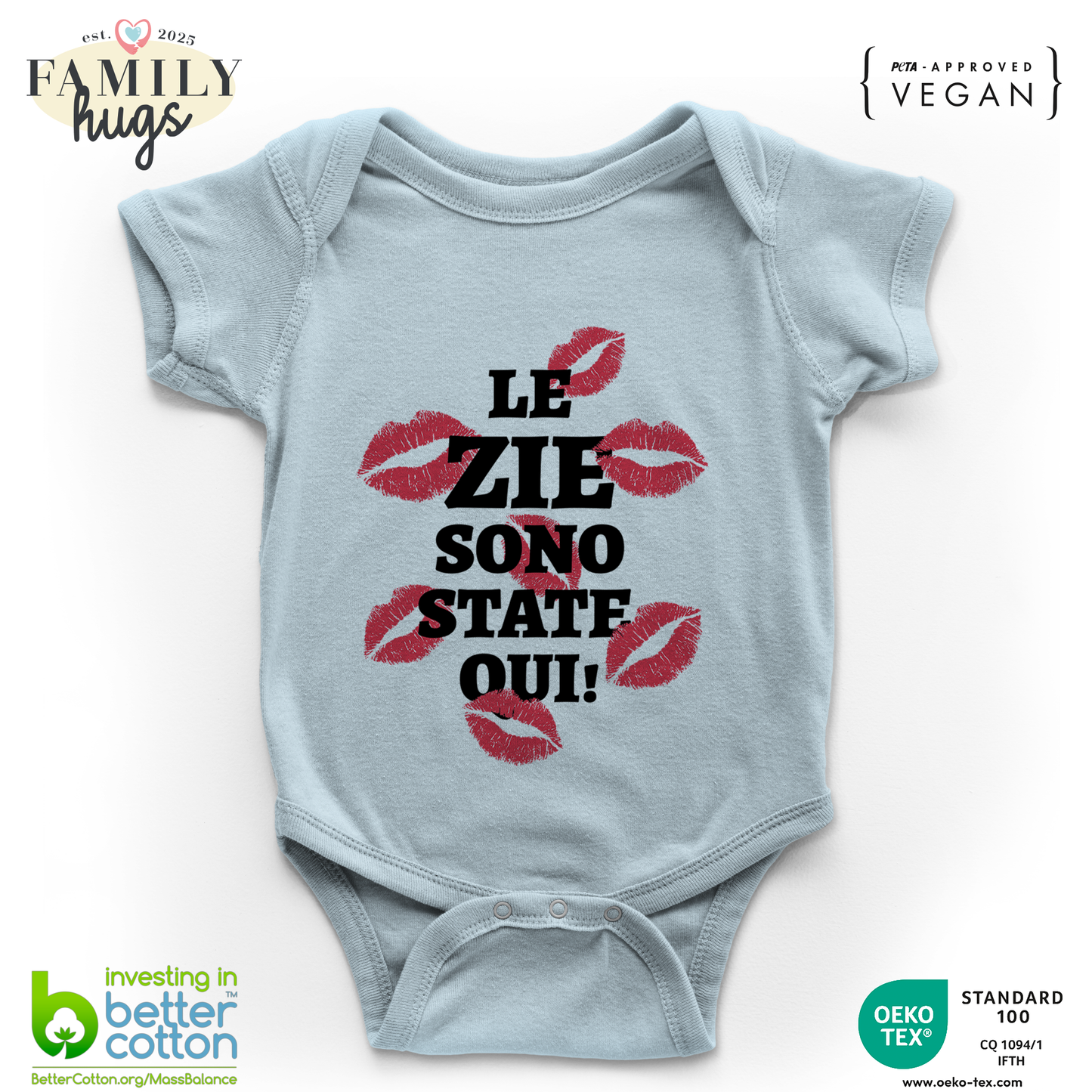 body neonato -le zie sono state qui