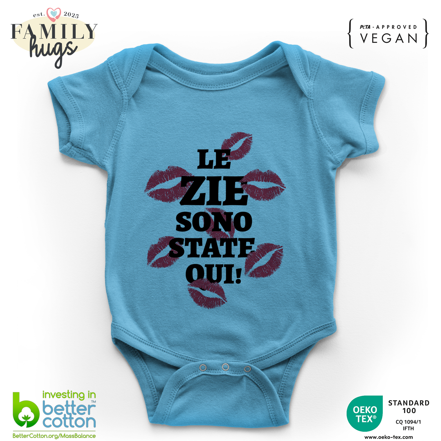 body neonato -le zie sono state qui