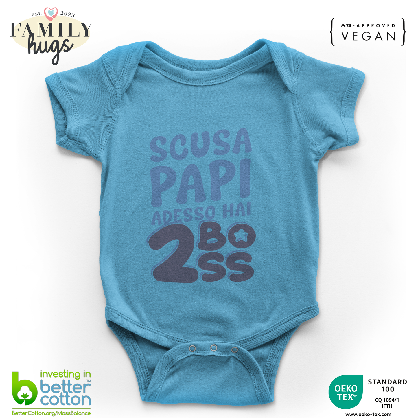 body neonato -scusa papi ora hai due boss