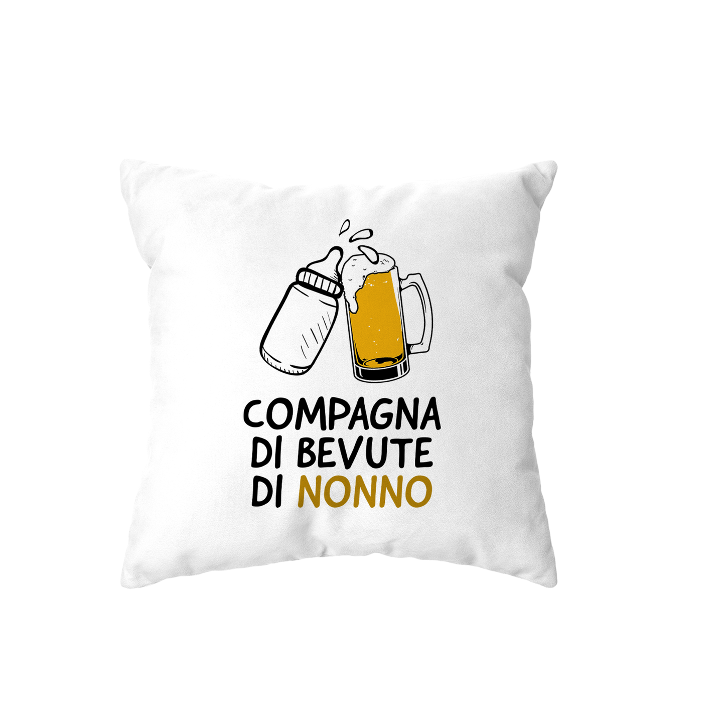 cuscino - compagna di bevute di nonno