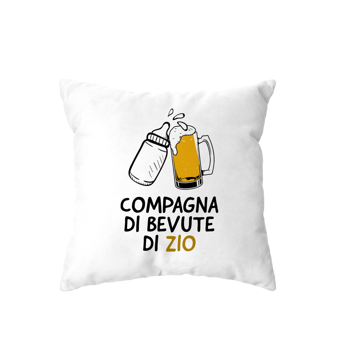 cuscino - compagna di bevute di zio