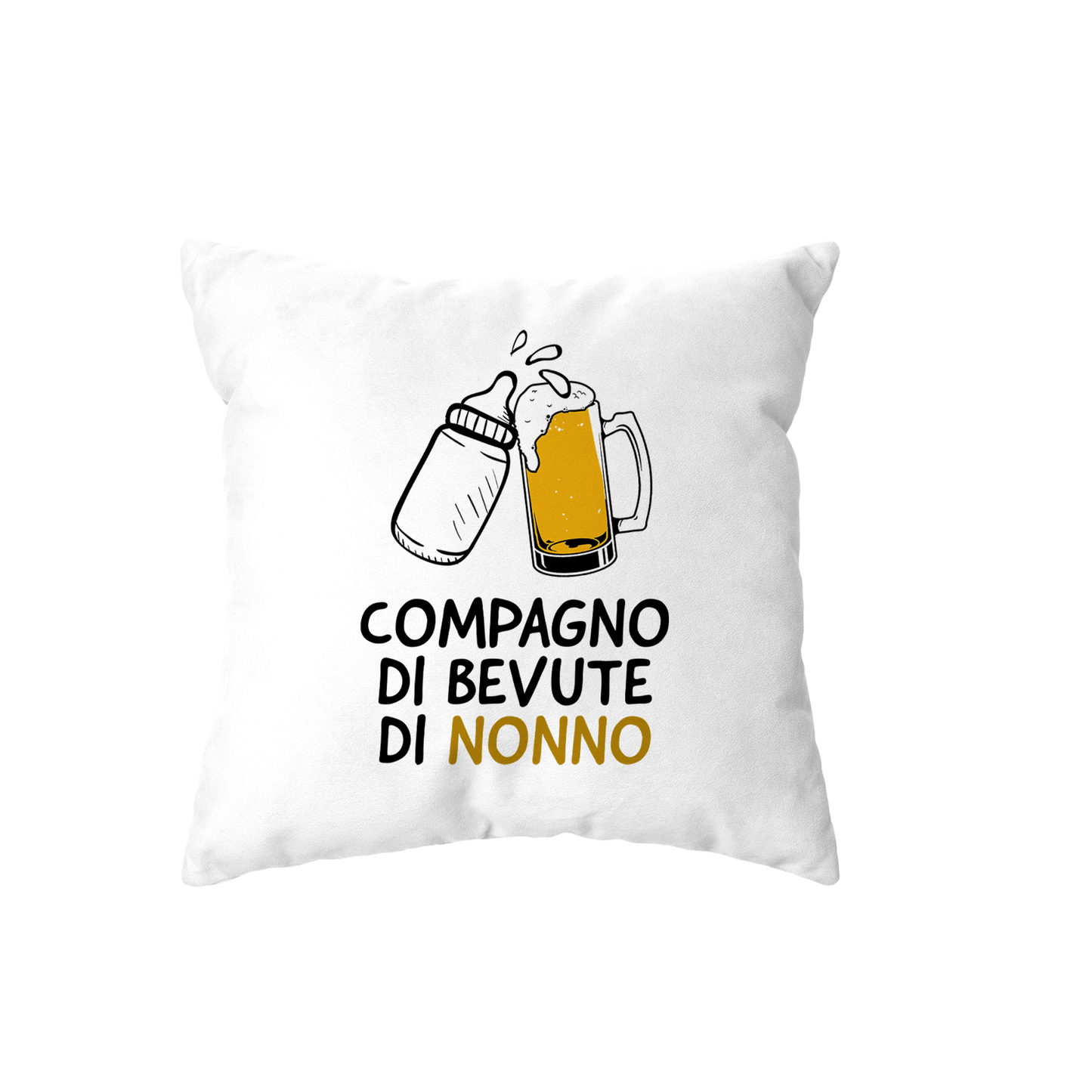 cuscino - compagno di bevute di nonno