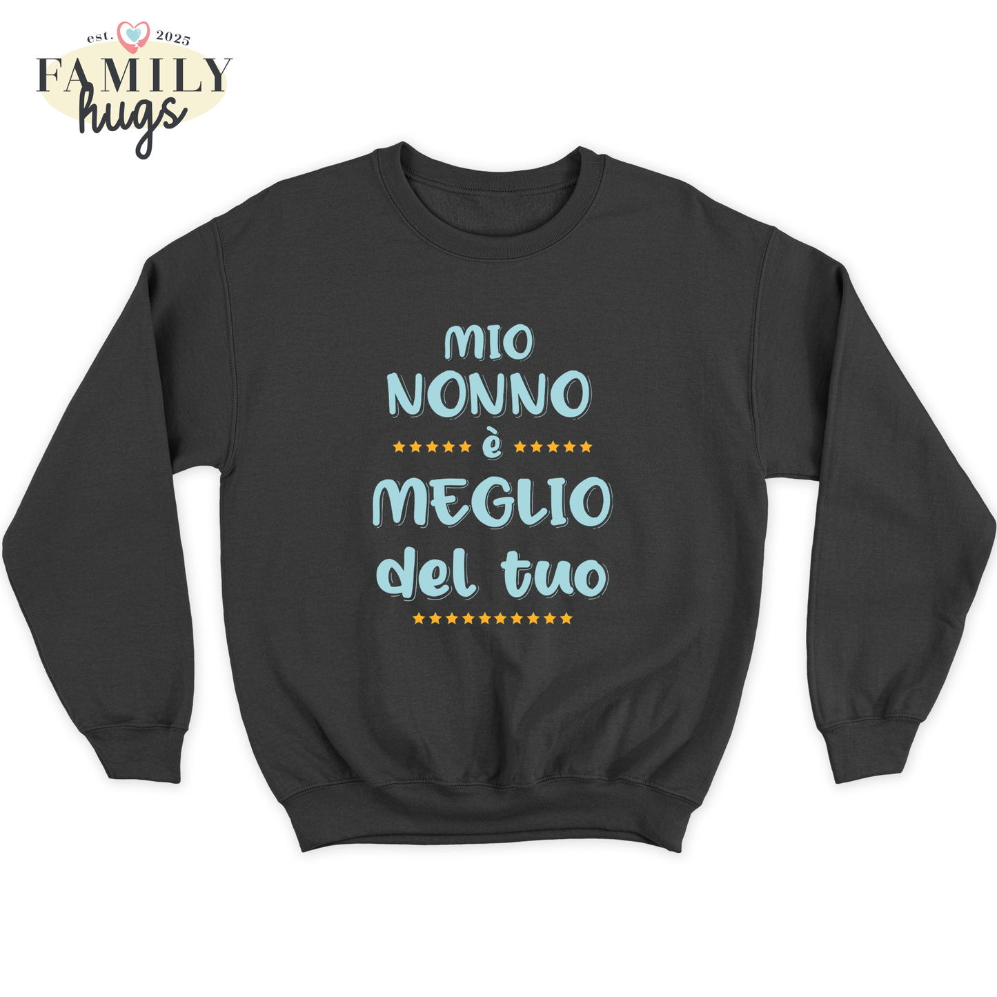 felpa bambino -mio nonno e meglio del tuo