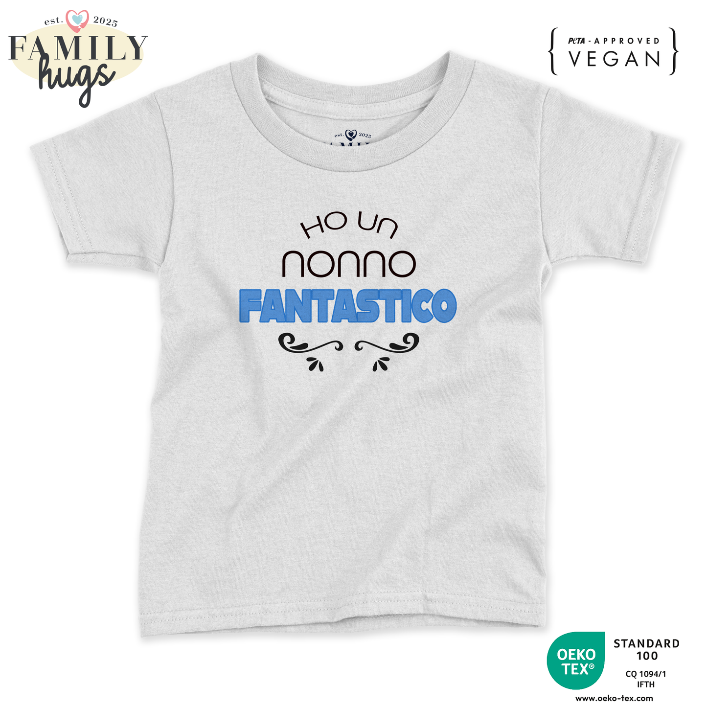 maglietta bambino - ho un nonno fantastico