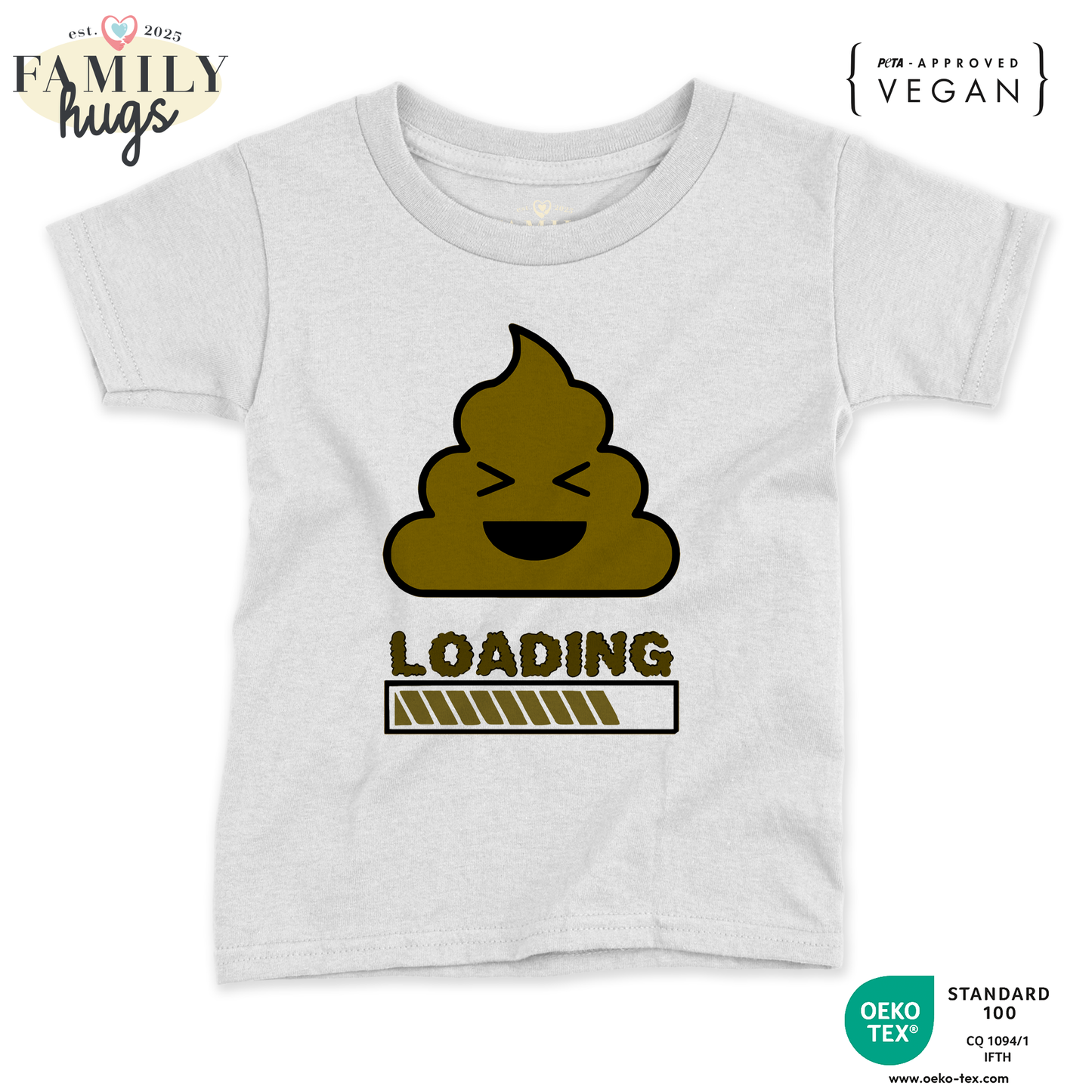 maglietta neonato - cacca poop loading