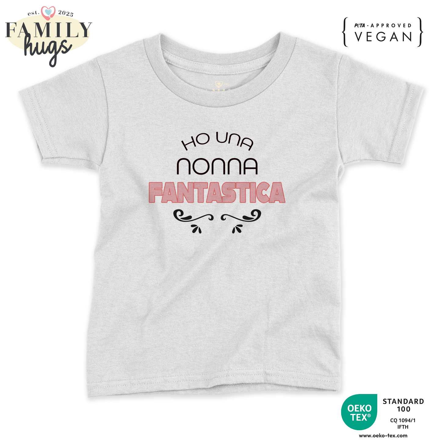 maglietta neonato - ho una nonna fantastica