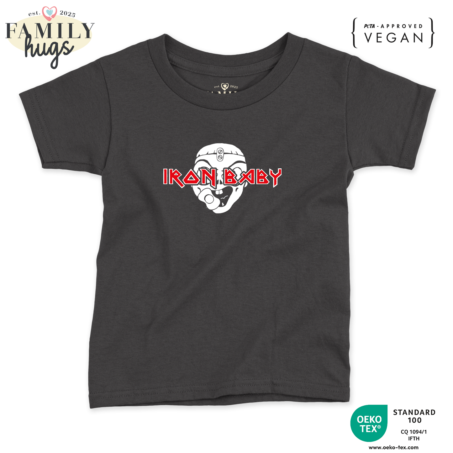 maglietta neonato -iron baby