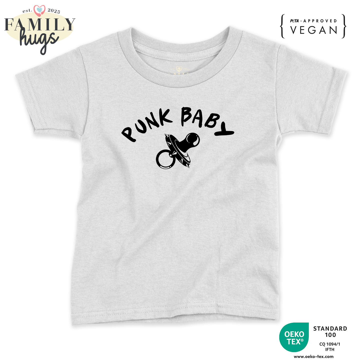 maglietta neonato -punk baby