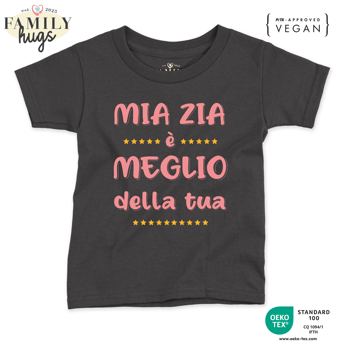 maglietta neonato -mia zia e meglio della tua