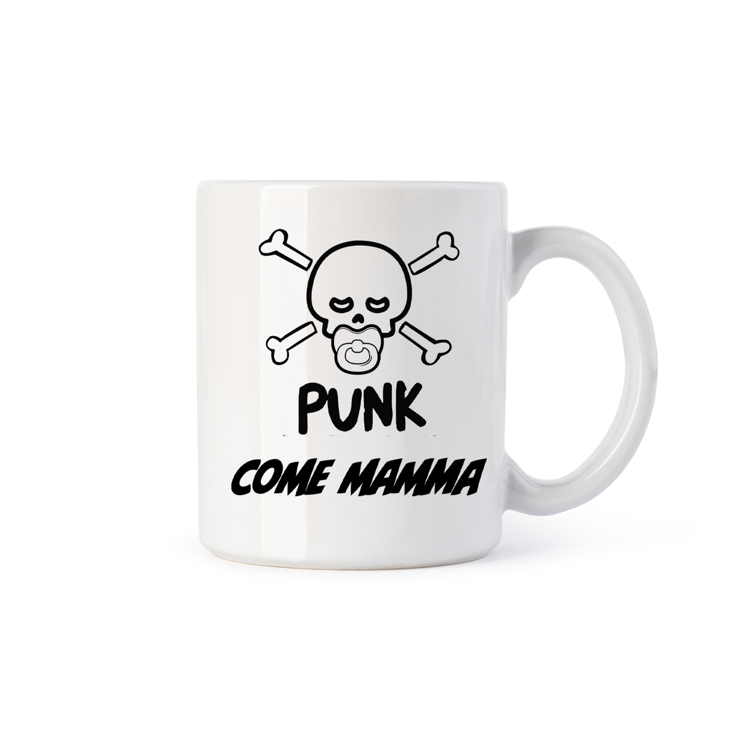 tazza Mug-punk baby scheletro come mamma