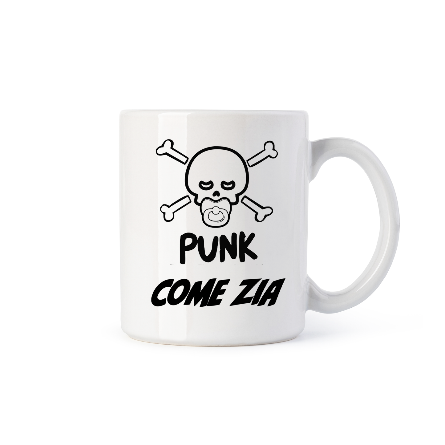 tazza Mug-punk baby scheletro come zia