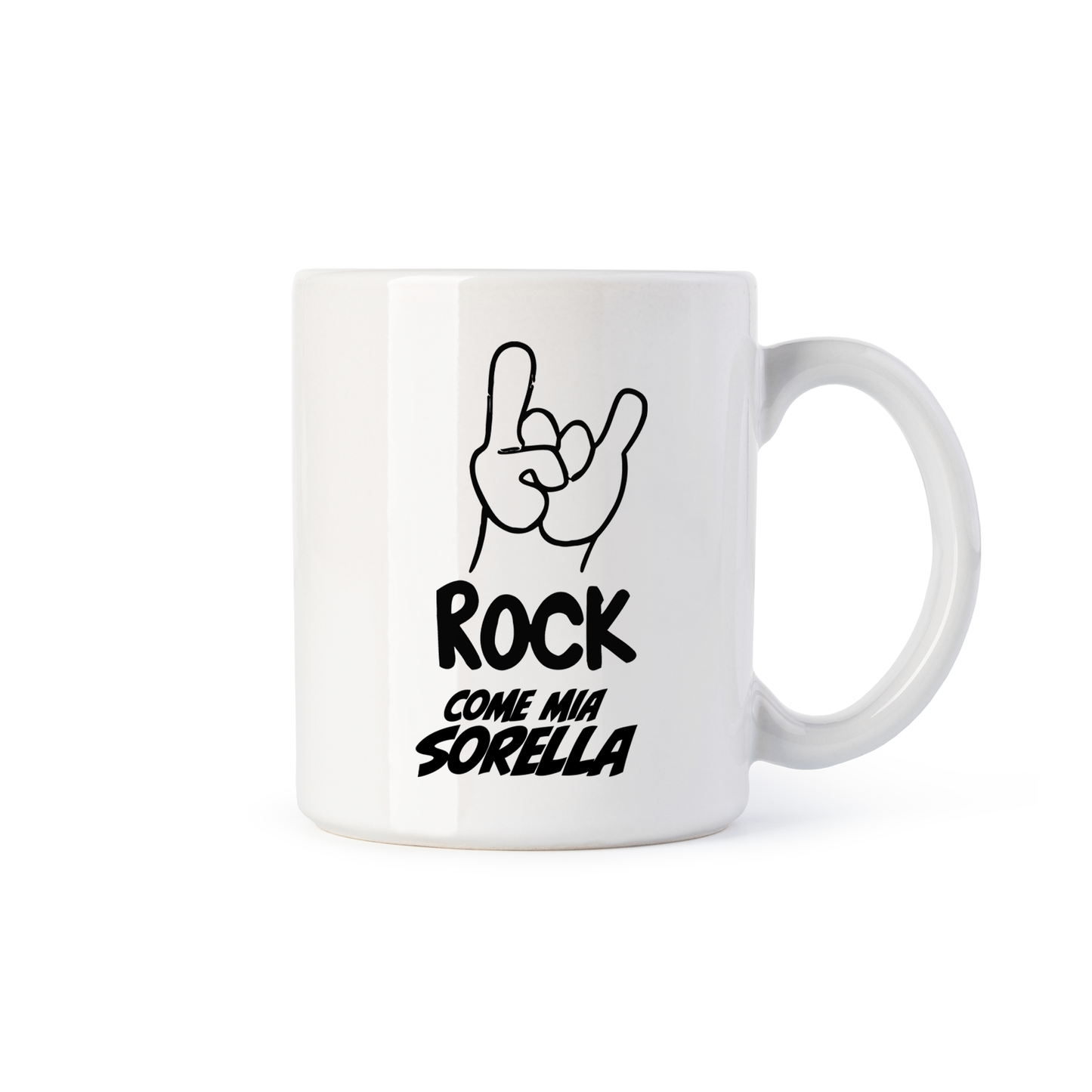 tazza Mug-rock corna come mia sorella