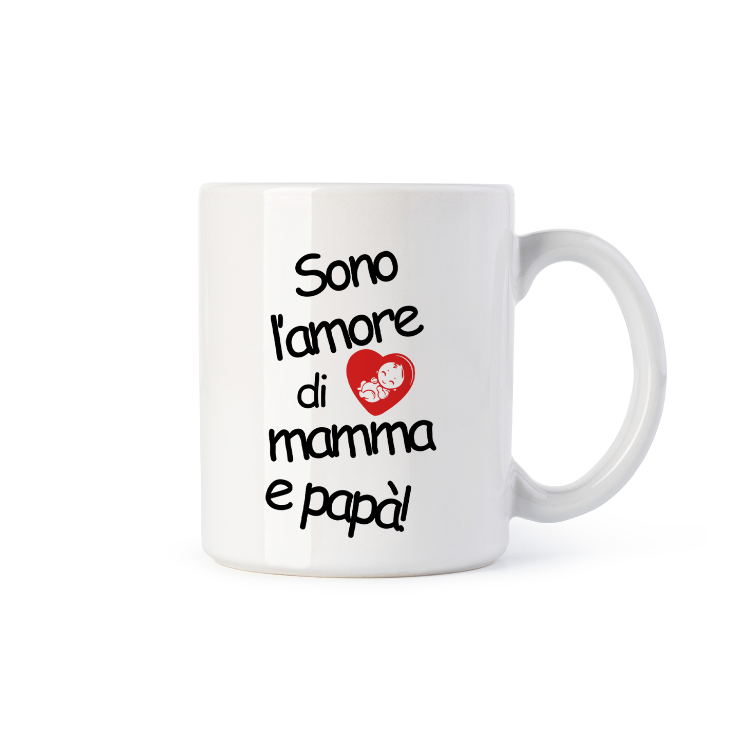 tazza Mug-solo l amore di mamma e papa