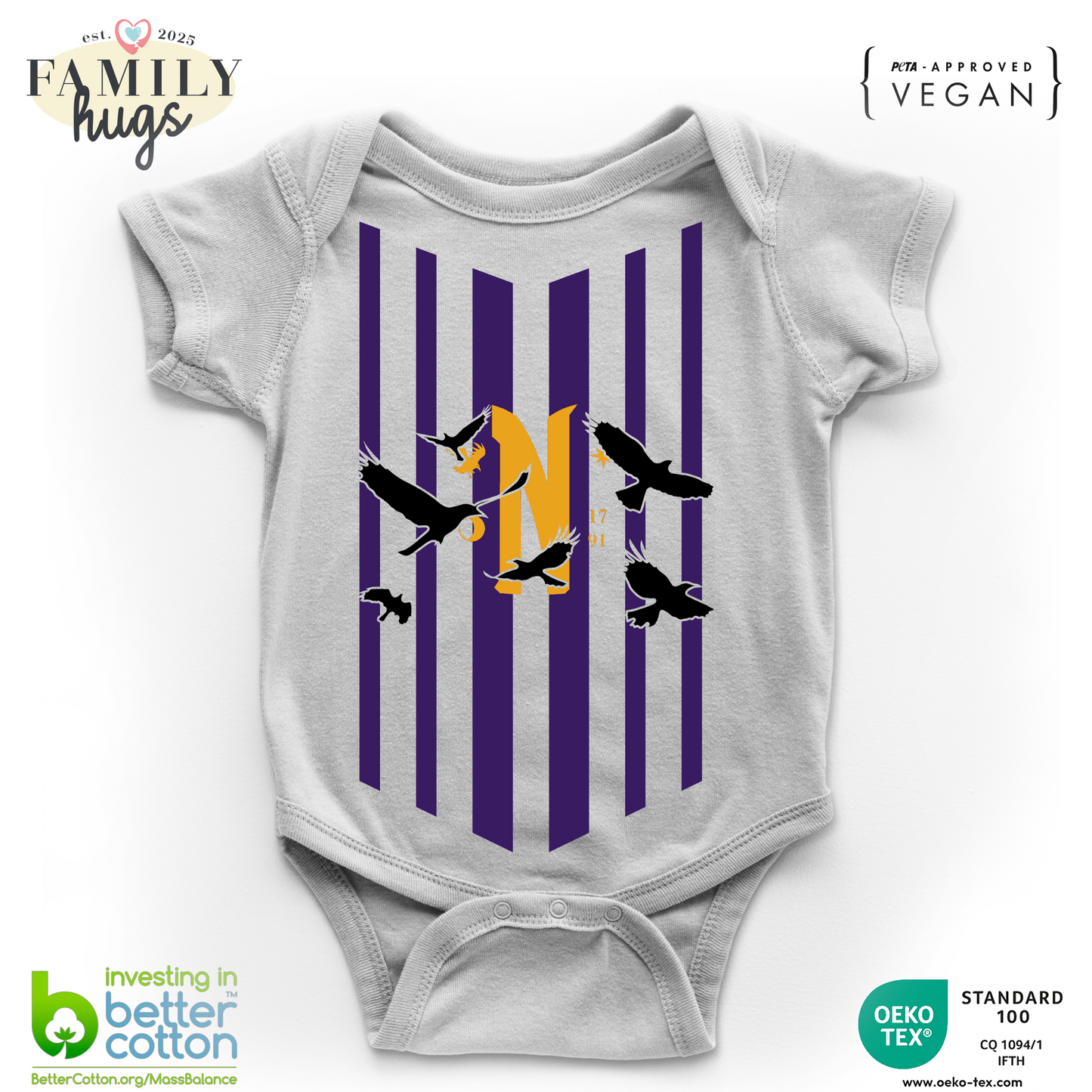 Body Bambino 0-24 Mesi - divisa scuola mercoledì - Family Hugs