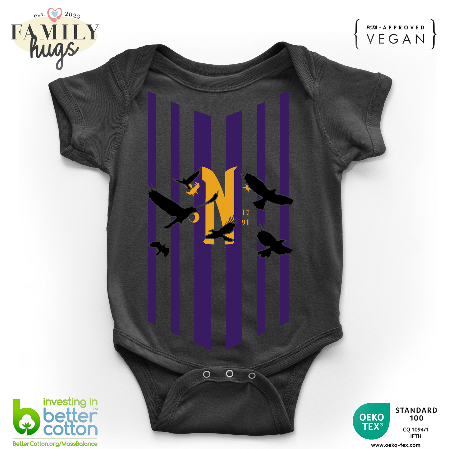 Body Bambino 0-24 Mesi - divisa scuola mercoledì - Family Hugs