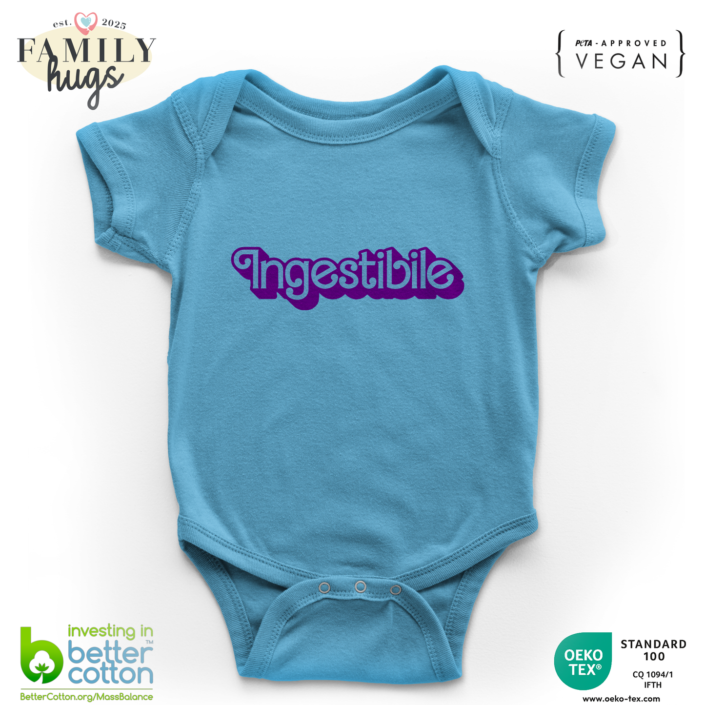 Body Bambino 0-24 Mesi - INGESTIBILE - Family Hugs