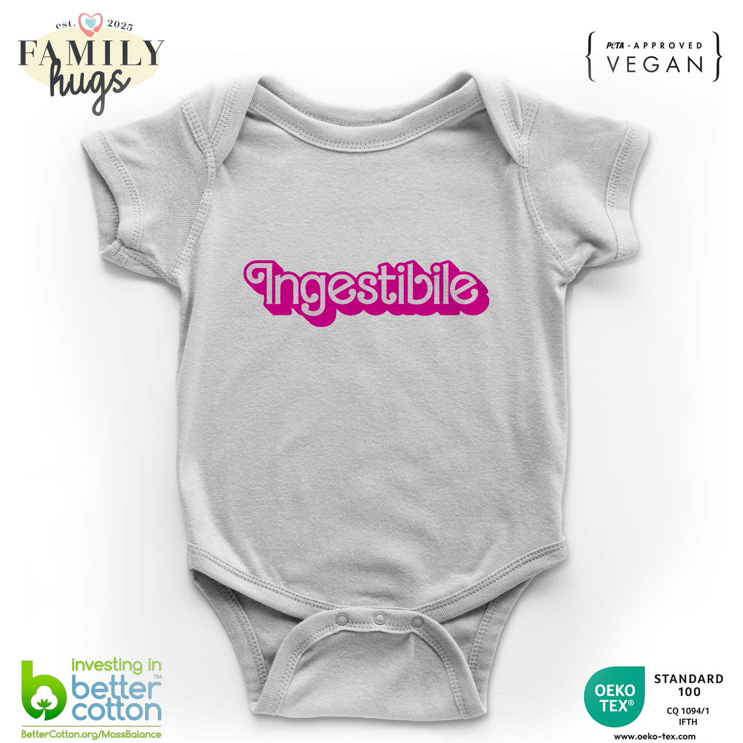 Body Bambino 0-24 Mesi - INGESTIBILE - Family Hugs