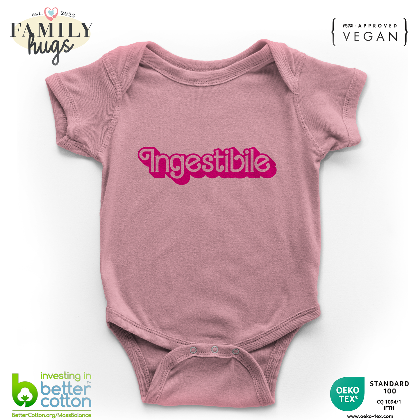 Body Bambino 0-24 Mesi - INGESTIBILE - Family Hugs