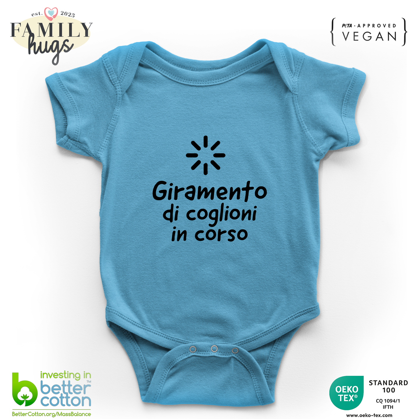 Body Bambino 0-24 Mesi - Giramento di coglioni in conrso - Family Hugs