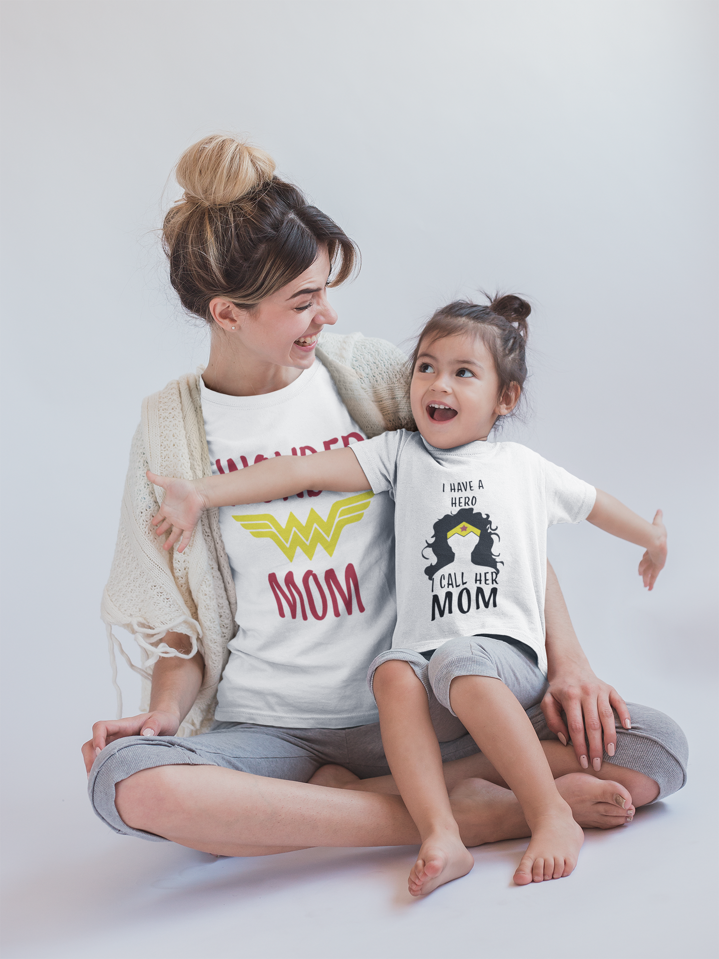 Magliette Mamma/Bambino- Cuore bianconero come Mamma