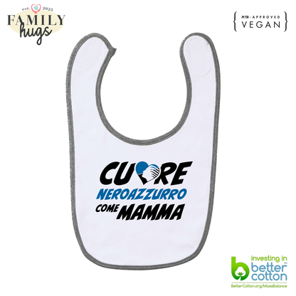 bavaglino -cuore nerazzurro come mamma