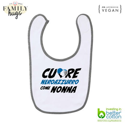bavaglino -cuore nerazzurro come nonna
