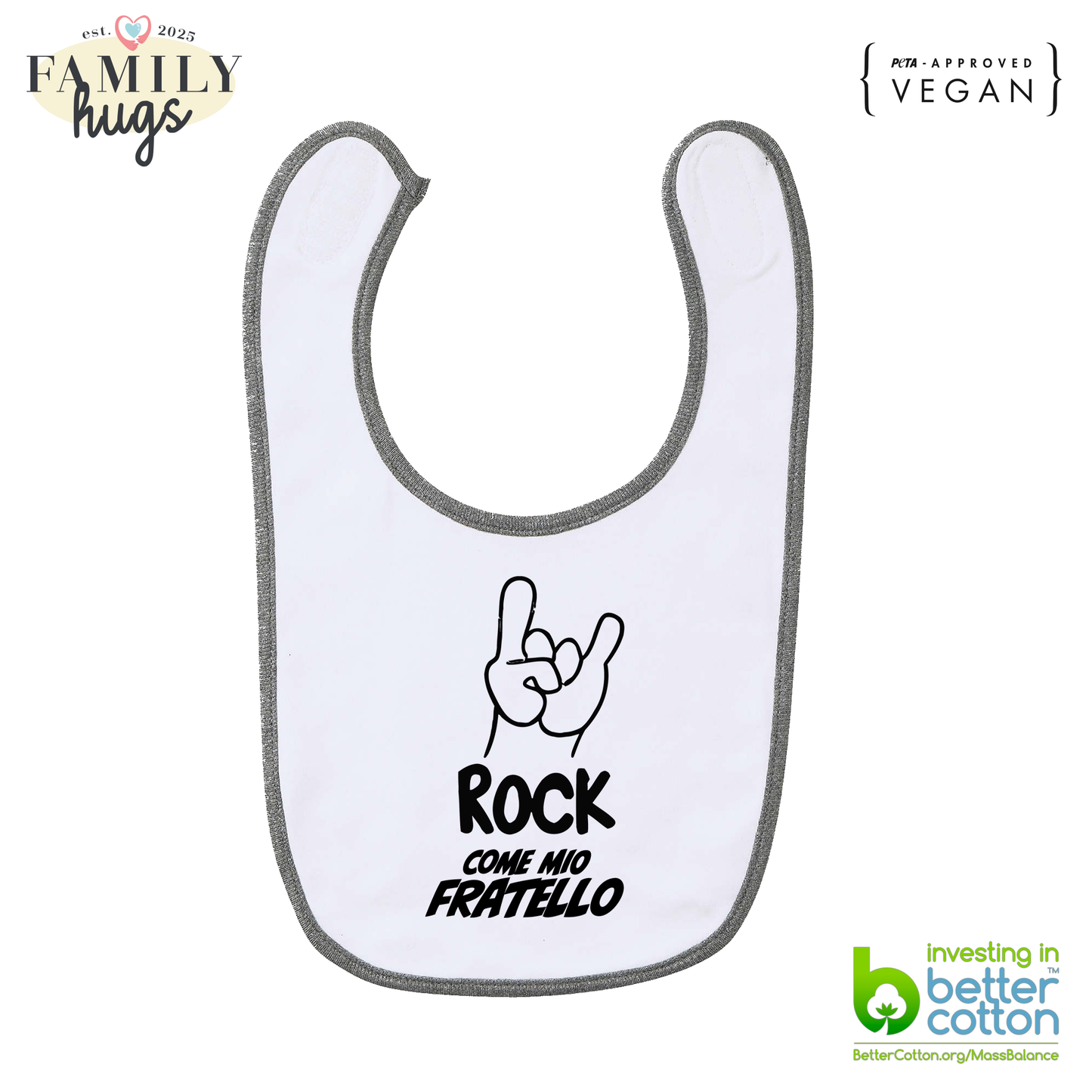 bavaglino -rock corna come mio fratello