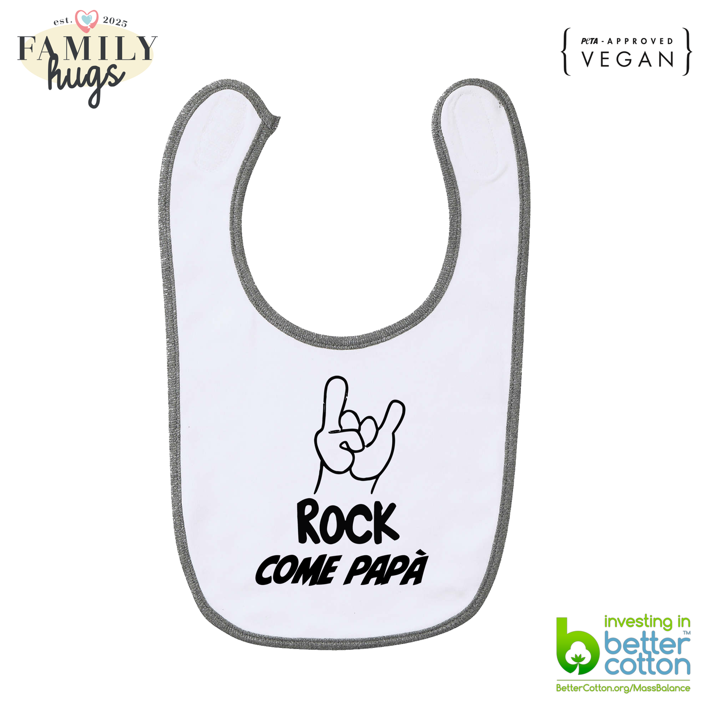 bavaglino -rock corna come papa
