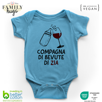 body neonato - compagna di bevute di zia