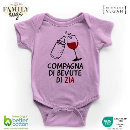 body neonato - compagna di bevute di zia
