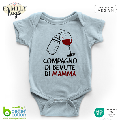 body neonato - compagno di bevute di mamma