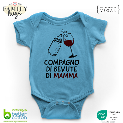 body neonato - compagno di bevute di mamma