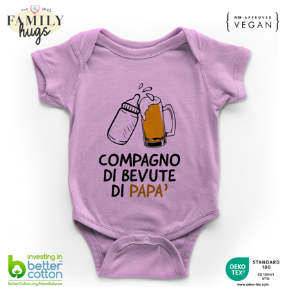 body neonato - compagno di bevute di papa