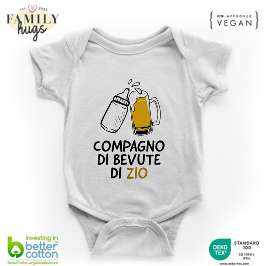 body neonato - compagno di bevute di zio