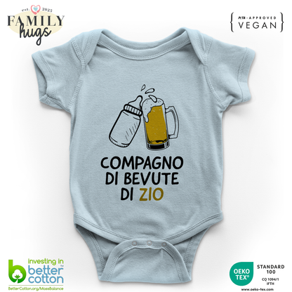 body neonato - compagno di bevute di zio