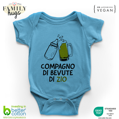 body neonato - compagno di bevute di zio