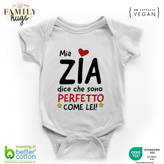 body neonato - mia zia dice che sono perfetto come lei