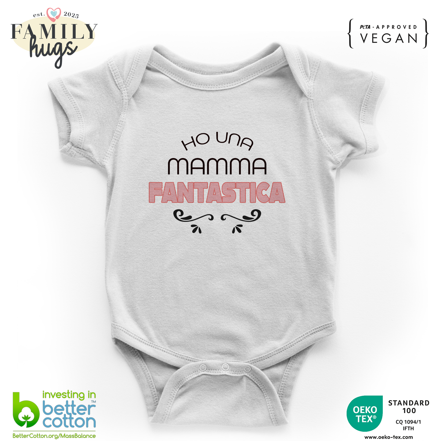 body neonato - ho una mamma fantastica