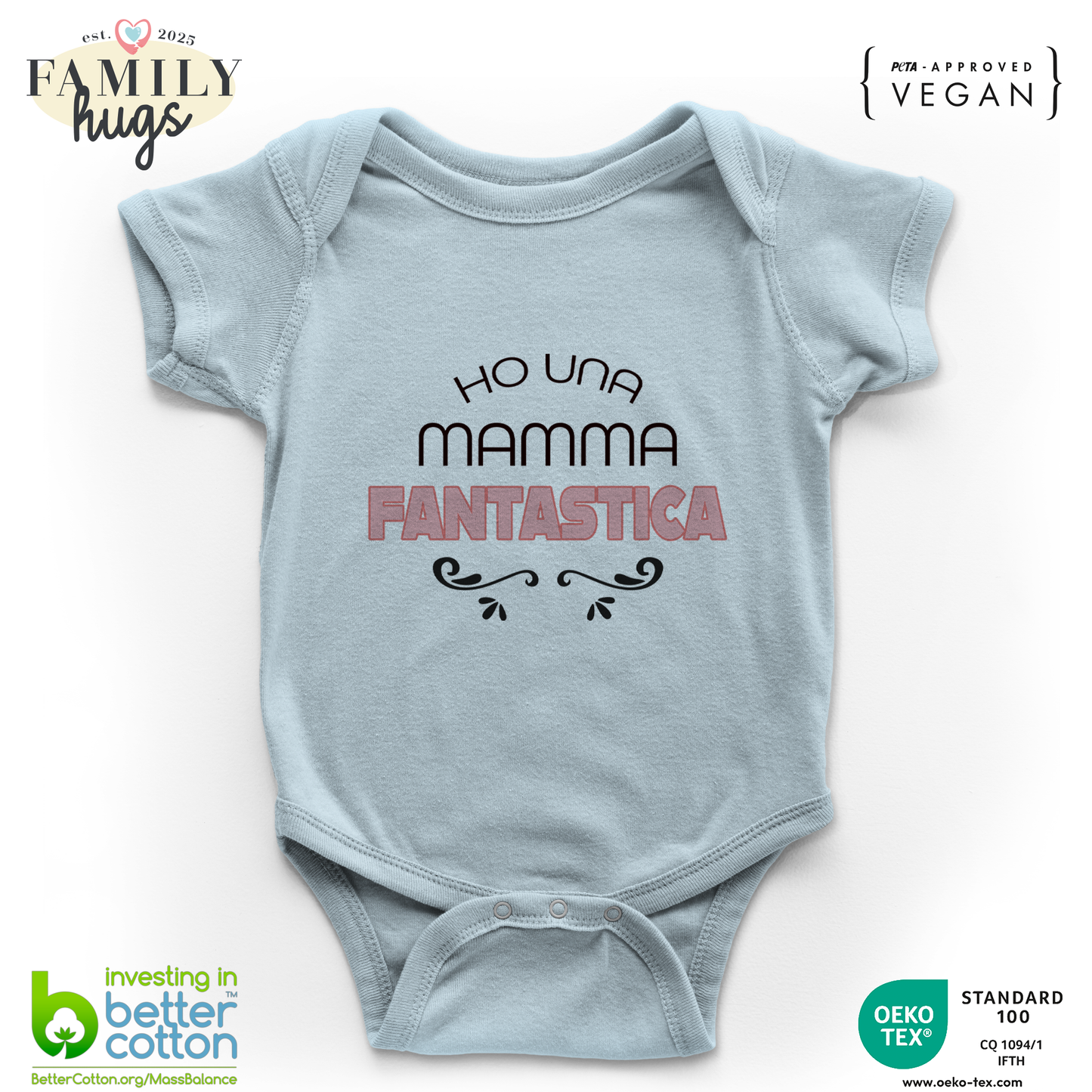 body neonato - ho una mamma fantastica