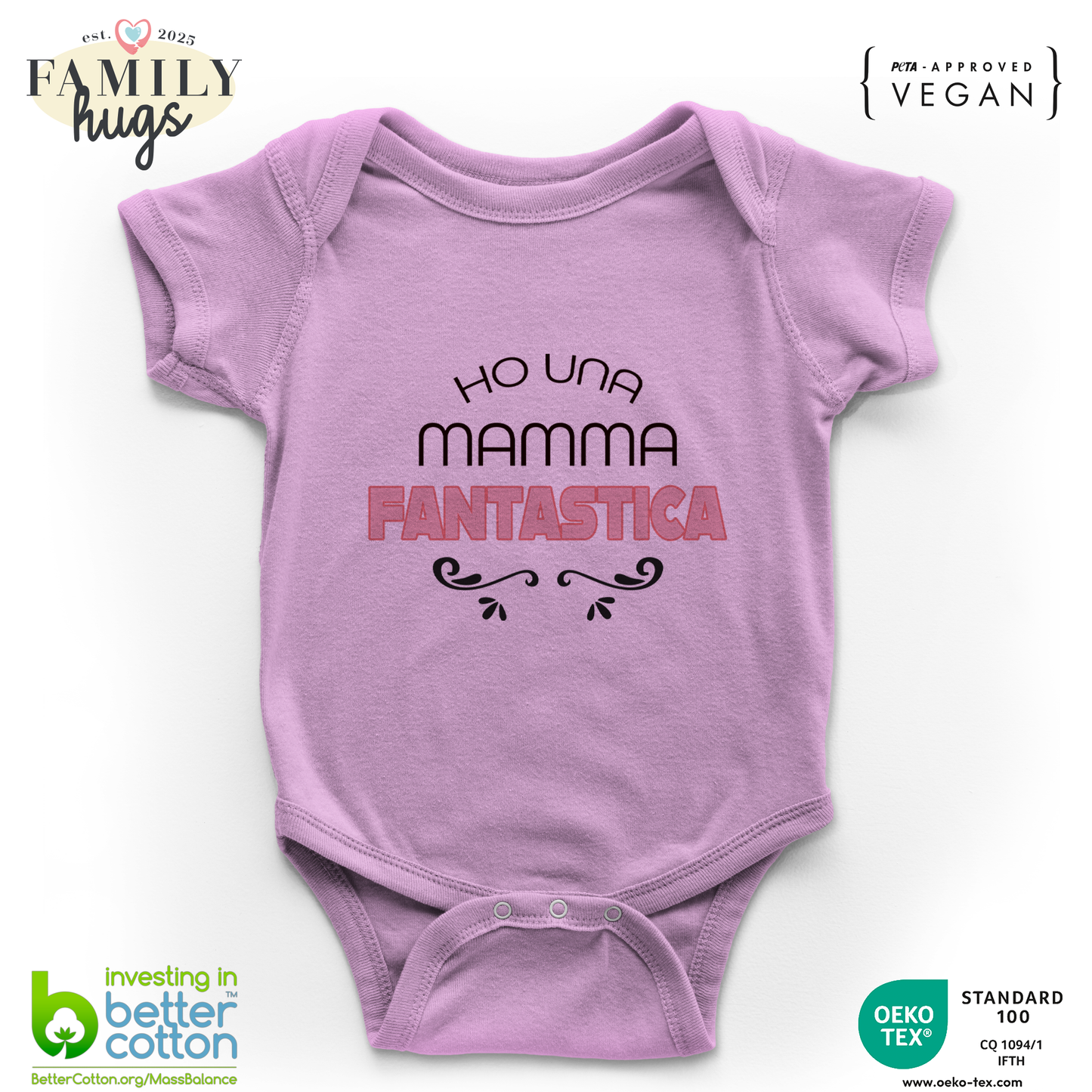 body neonato - ho una mamma fantastica