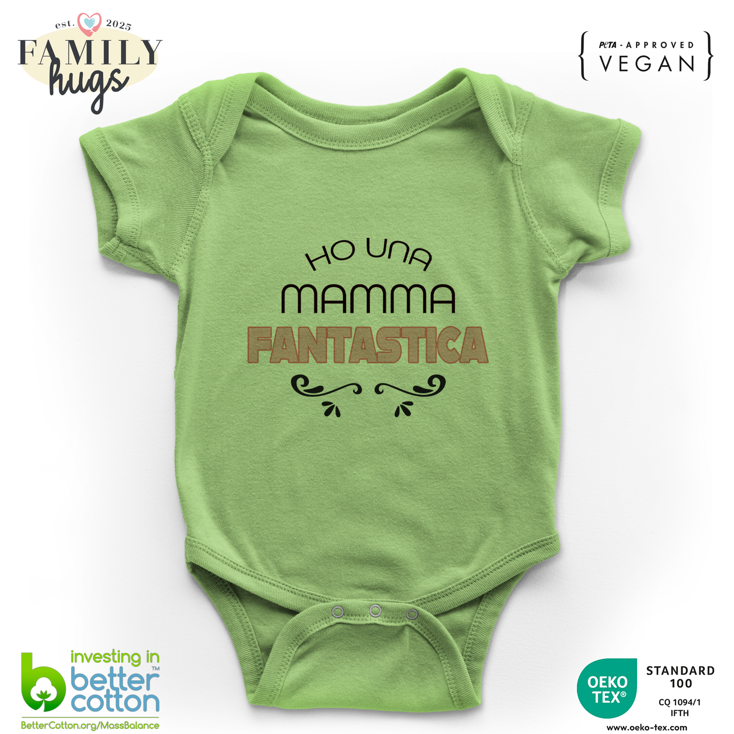 body neonato - ho una mamma fantastica