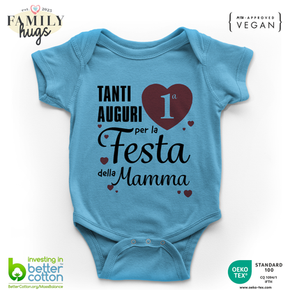 body neonato - tanti auguri per la prima festa della mamma