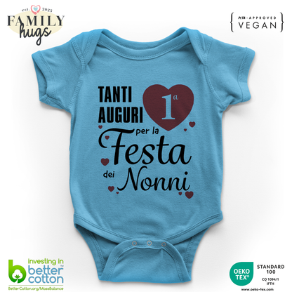 body neonato - tanti auguri per la prima festa dei nonni