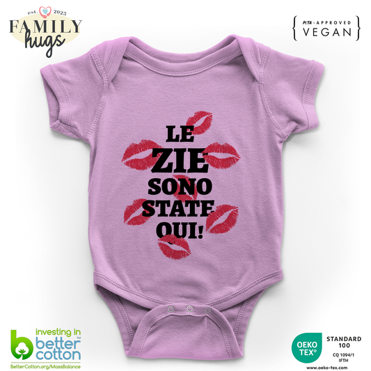 body neonato -le zie sono state qui