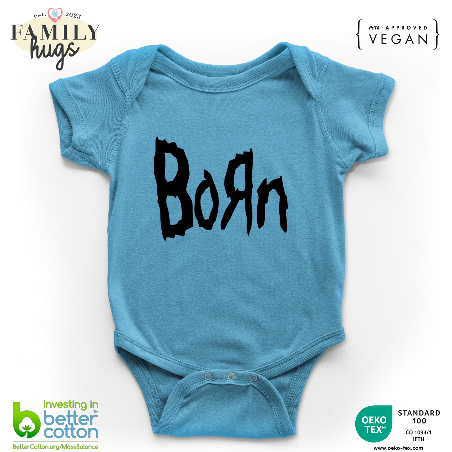 body neonato -born metal nero