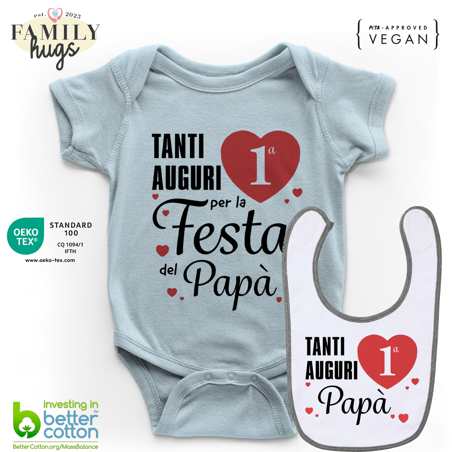 body neonato - la nostra prima festa del papa